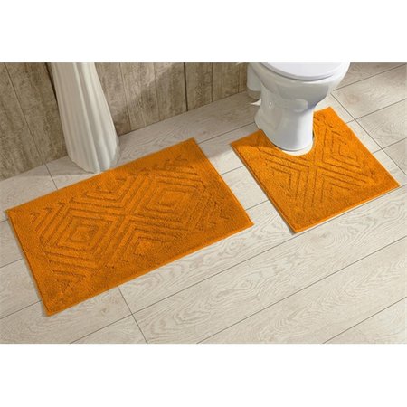 CONVENIENCE CONCEPTS Trier Bathrug, Orange - 20 x 30 in. 2 Pieces HI2635455